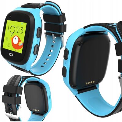 Lewer Smartwatch Zegarek Dla Dzieci Sim Telefon Wideorozmowy Gps Sms Niebieski Lewer Smartwatch Zegarek Dla Dzieci Sim Telefon Wideorozmowy Gps Sms Niebieski