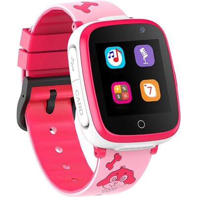 Nicolas3D Smartwatch zegarek DLA DZIECI SMARTBAND Dla Dziecka SIM Rozmowy Menu PL różowy Nicolas3D Smartwatch zegarek DLA DZIECI SMARTBAND Dla Dziecka SIM Rozmowy Menu PL różowy