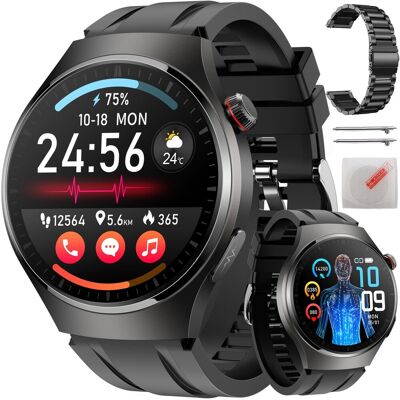 Bartomtime SMARTWATCH Zegarek EKG Ciśnieniomierz Glukoza HRV Analiza Skład Krwi AMOLED Bartomtime SMARTWATCH Zegarek EKG Ciśnieniomierz Glukoza HRV Analiza Skład Krwi AMOLED
