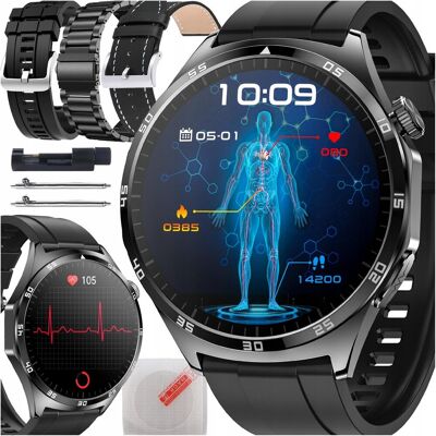 Bartomtime SMARTWATCH ZEGAREK EKG CIŚNIENIOMIERZ GLUKOZA SKŁAD KRWI AMOLED MENU POLSKI Bartomtime SMARTWATCH ZEGAREK EKG CIŚNIENIOMIERZ GLUKOZA SKŁAD KRWI AMOLED MENU POLSKI