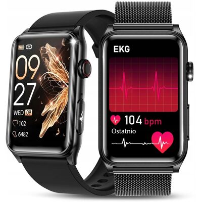 JG Smart SMARTWATCH ZEGAREK EKG HRV GLUKOZA CIŚNIENIE TEMPERTATURA BMI PULS MENU PL JG Smart SMARTWATCH ZEGAREK EKG HRV GLUKOZA CIŚNIENIE TEMPERTATURA BMI PULS MENU PL