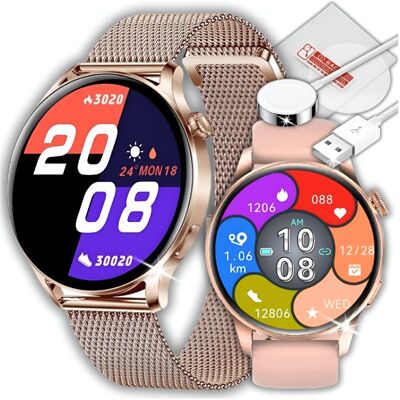 ZeeTech Smartwatch Zegarek J.polski Rozmowy Ekg Puls Gry Kalkulator 2 Paski + Szkło ZeeTech Smartwatch Zegarek J.polski Rozmowy Ekg Puls Gry Kalkulator 2 Paski + Szkło