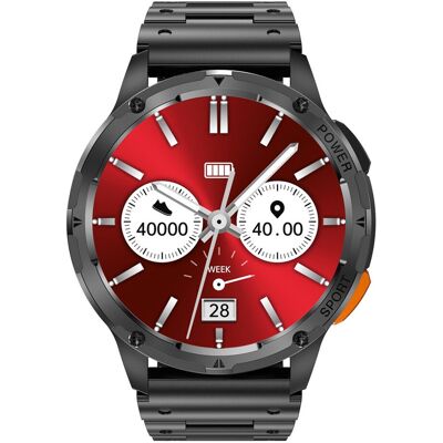 Inny producent Smartwatch Zegarek Męski Bransoleta Czarny 400mAh Rozmowy IP67 Menu PL Inny producent Smartwatch Zegarek Męski Bransoleta Czarny 400mAh Rozmowy IP67 Menu PL