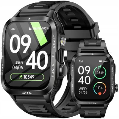 ELONIX SMARTWATCH Zegarek Męski Damski sport 880mAh Bluetooth wodoodporności 3atm ELONIX SMARTWATCH Zegarek Męski Damski sport 880mAh Bluetooth wodoodporności 3atm