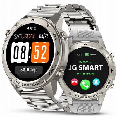 JG Smart Smartwatch Zegarek Męski Gps Menu Pl Wodoodporny Rozmowy Sport Smart Watch JG Smart Smartwatch Zegarek Męski Gps Menu Pl Wodoodporny Rozmowy Sport Smart Watch