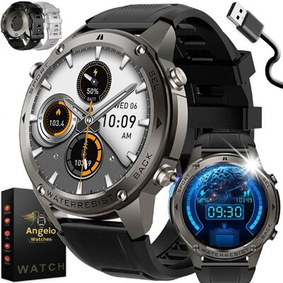 Inny producent SMARTWATCH ZEGAREK MĘSKI GPS ROZMOWY WODOODPORNY MENU PL SMART SPORT IP69 Inny producent SMARTWATCH ZEGAREK MĘSKI GPS ROZMOWY WODOODPORNY MENU PL SMART SPORT IP69