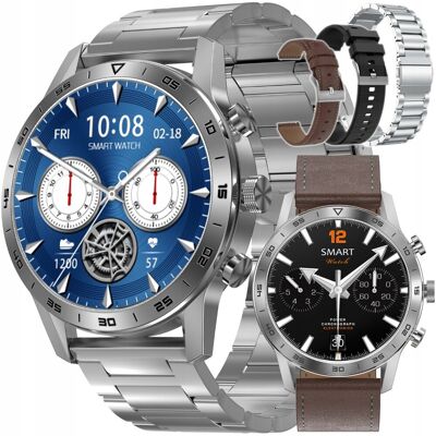 Smartwatch zegarek męski JG Smart Nx8 niebieski okrągły pulsoksymetr ciśnieniomierz Smartwatch zegarek męski JG Smart Nx8 niebieski okrągły pulsoksymetr ciśnieniomierz
