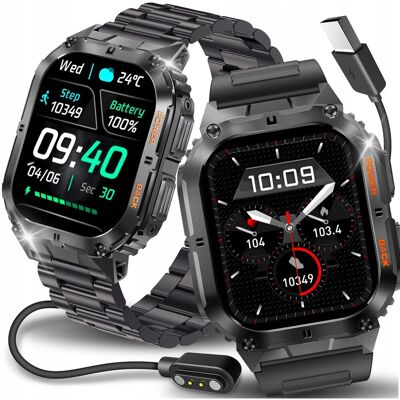 Smartwatch zegarek męski Menu Polskie Sport Puls rozmowy Amoled JG Smart Smartwatch zegarek męski Menu Polskie Sport Puls rozmowy Amoled JG Smart