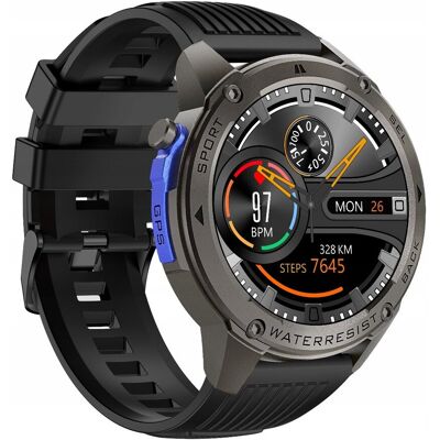 SMARTWATCH ZEGAREK MĘSKI POLSKIE MENU GPS WODOODPORNY AMOLED TRACER GP-Fit2 SMARTWATCH ZEGAREK MĘSKI POLSKIE MENU GPS WODOODPORNY AMOLED TRACER GP-Fit2
