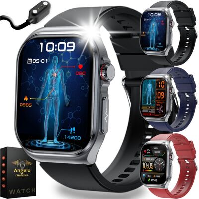 Inny producent SMARTWATCH ZEGAREK MĘSKI POMIAR CUKRU GLUKOZA EKG CIŚNIENIOMIERZ AMOLED PL Inny producent SMARTWATCH ZEGAREK MĘSKI POMIAR CUKRU GLUKOZA EKG CIŚNIENIOMIERZ AMOLED PL