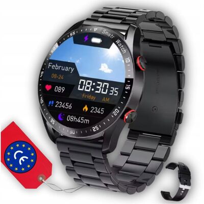 Inny producent SMARTWATCH ZEGAREK MĘSKI WODOODPORNY POMIARY ROZMOWY POWIADOMIENIA MENU PL Inny producent SMARTWATCH ZEGAREK MĘSKI WODOODPORNY POMIARY ROZMOWY POWIADOMIENIA MENU PL