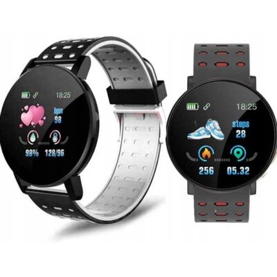 Inny producent Smartwatch ZEGAREK SPORTOWY SMART WATCH CZARNY BIAŁY BLUETOOTH WIADOMOŚCI SMARTBAND Inny producent Smartwatch ZEGAREK SPORTOWY SMART WATCH CZARNY BIAŁY BLUETOOTH WIADOMOŚCI SMARTBAND
