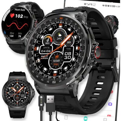 DIAWAY Smartwatch Zegarek Watch Menu Pl Damski Męski Rozmowy Sport Polskie Puls V69 DIAWAY Smartwatch Zegarek Watch Menu Pl Damski Męski Rozmowy Sport Polskie Puls V69