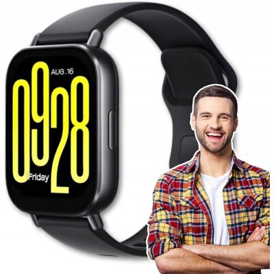 Super ZEGAREK XIAOMI smartwatch MĘSKI Redmi - CZARNY - Prezent na święta Super ZEGAREK XIAOMI smartwatch MĘSKI Redmi - CZARNY - Prezent na święta