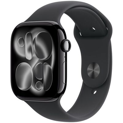 Zegarek Apple Watch Series 11 GPS 46mm Jet Black Aluminiowa Koperta ze Sportowym Paskiem M/L Zegarek Apple Watch Series 11 GPS 46mm Jet Black Aluminiowa Koperta ze Sportowym Paskiem M/L