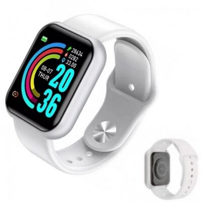 Inny producent ZEGAREK BIAŁYY smartwatch smartband wielofunkcyjny tętno puls ciśnienie Inny producent ZEGAREK BIAŁYY smartwatch smartband wielofunkcyjny tętno puls ciśnienie