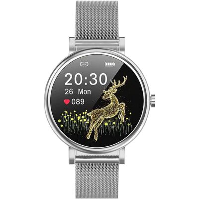 Zegarek Damski RUBICON SMARTWATCH RNBE64-2 SILVER Zegarek Damski RUBICON SMARTWATCH RNBE64-2 SILVER