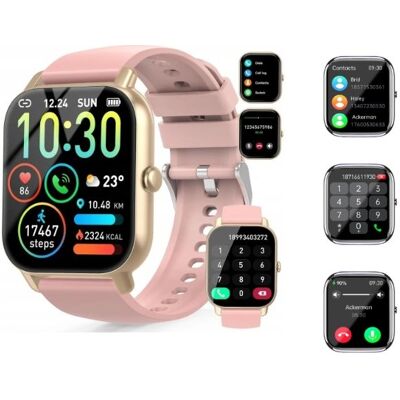 Inny producent Zegarek damski smartwatch 1.85' różowy dotykowy monitor Inny producent Zegarek damski smartwatch 1.85' różowy dotykowy monitor
