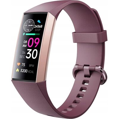 Zegarek fitness damski, wąski, smartwatch z krokomierzem, z pulsometrem Zegarek fitness damski, wąski, smartwatch z krokomierzem, z pulsometrem