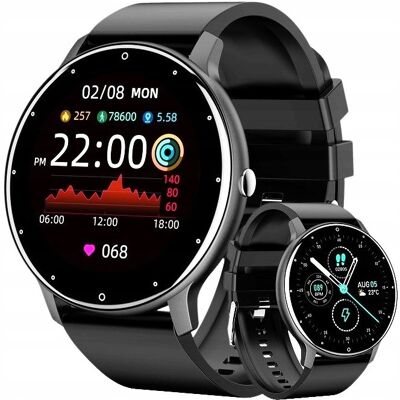 Inny producent Zegarek męski / MK-Tech / czarny / smartwatch / pulsometr / wiele funkcji Inny producent Zegarek męski / MK-Tech / czarny / smartwatch / pulsometr / wiele funkcji