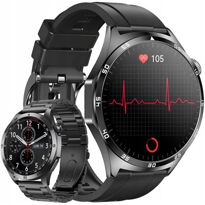 Lazird ZEGAREK MĘSKI SMARTWATCH AMOLED 440 EKG POMIAR CUKRU CIŚNIENIE TEMPERATURA Lazird ZEGAREK MĘSKI SMARTWATCH AMOLED 440 EKG POMIAR CUKRU CIŚNIENIE TEMPERATURA