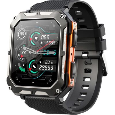Zegarek MĘSKI SMARTWATCH Rubicon RNCF27 orange 410mAh z Rozmowami Zegarek MĘSKI SMARTWATCH Rubicon RNCF27 orange 410mAh z Rozmowami