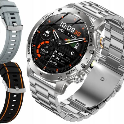 Zegarek Smartwatch AK87 Męski Angelo Watches AWK-87 AMOLED Rozmowy BT Bateria 1000mAh IP68 + 3 Paski Zegarek Smartwatch AK87 Męski Angelo Watches AWK-87 AMOLED Rozmowy BT Bateria 1000mAh IP68 + 3 Paski