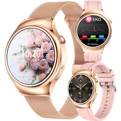 Inny producent Zegarek Smartwatch Damski EKG POMIAR CUKRU CIŚNIENIOMIERZ ROZMOWY PL Inny producent Zegarek Smartwatch Damski EKG POMIAR CUKRU CIŚNIENIOMIERZ ROZMOWY PL