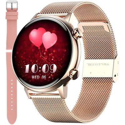 Inny producent Zegarek Smartwatch Damski Enter SAT.110.1410.539-SET różowe złoto pasek bransoleta zestaw Inny producent Zegarek Smartwatch Damski Enter SAT.110.1410.539-SET różowe złoto pasek bransoleta zestaw