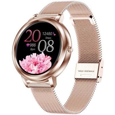 Zegarek Smartwatch Damski Hagen HD11.110.1410 różowe złoto Zegarek Smartwatch Damski Hagen HD11.110.1410 różowe złoto