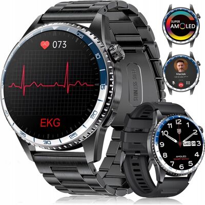Lazird ZEGAREK SMARTWATCH EKG LATARKA AMOLED POMIAR GLUKOZY CIŚNIENIOMIERZ HRV Lazird ZEGAREK SMARTWATCH EKG LATARKA AMOLED POMIAR GLUKOZY CIŚNIENIOMIERZ HRV