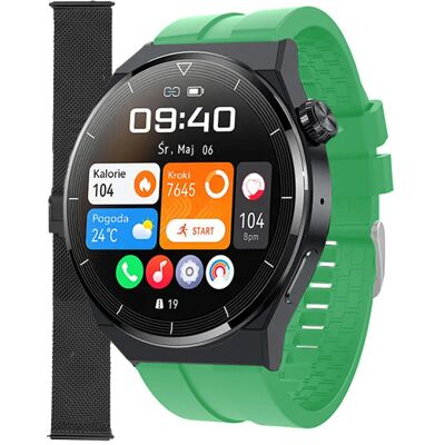 Zegarek Smartwatch Enter SAT.14.5314.144-SET zielony pasek bransoleta Zegarek Smartwatch Enter SAT.14.5314.144-SET zielony pasek bransoleta