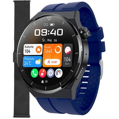 Zegarek Smartwatch Enter SAT.14.5317.144-SET niebieski pasek bransoleta Zegarek Smartwatch Enter SAT.14.5317.144-SET niebieski pasek bransoleta