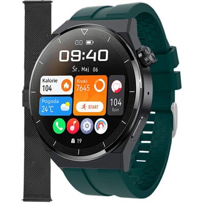 Zegarek Smartwatch Enter SAT.14.5318.144-SET zielony pasek bransoleta Zegarek Smartwatch Enter SAT.14.5318.144-SET zielony pasek bransoleta