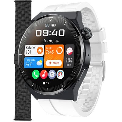 Zegarek Smartwatch Enter SAT.14.532.144-SET biały pasek bransoleta Zegarek Smartwatch Enter SAT.14.532.144-SET biały pasek bransoleta