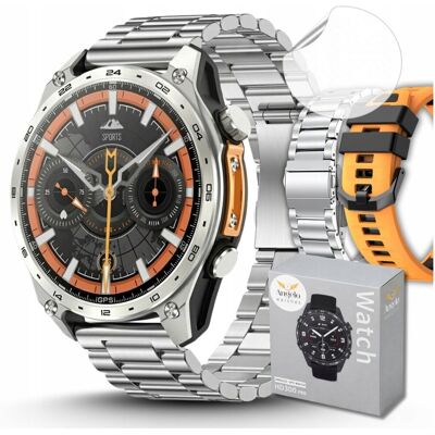 Zegarek Smartwatch HD300PRO Męski Angelo Watches Sport Rozmowy BT AMOLED Zestaw 3 Paski 3ATM GPS Wodoodporny Zegarek Smartwatch HD300PRO Męski Angelo Watches Sport Rozmowy BT AMOLED Zestaw 3 Paski 3ATM GPS Wodoodporny