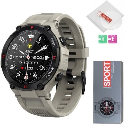 ZeeTech Zegarek Smartwatch K27 Szary Silikonowy ZeeTech Zegarek Smartwatch K27 Szary Silikonowy