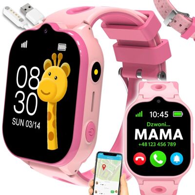 Angelo Watches Zegarek Smartwatch LT52 KidSecure 4G LTE – GPS, WiFi, IP67, Bateria 950mAh, Menu PL, Gra Angelo Watches Zegarek Smartwatch LT52 KidSecure 4G LTE – GPS, WiFi, IP67, Bateria 950mAh, Menu PL, Gra