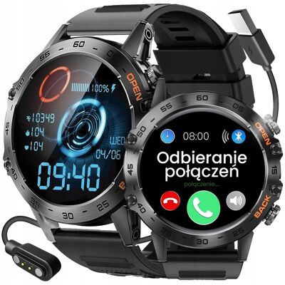 Lewer ZEGAREK SMARTWATCH MĘSKI 360x360 ROZMOWY MENU PL WODOODPORNY Lewer ZEGAREK SMARTWATCH MĘSKI 360x360 ROZMOWY MENU PL WODOODPORNY