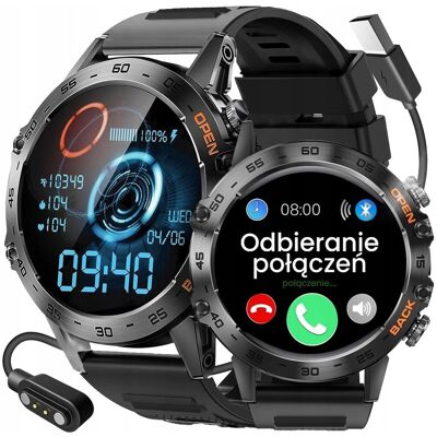 Lewer ZEGAREK SMARTWATCH MĘSKI 360x360 ROZMOWY MENU PL WODOODPORNY Lewer ZEGAREK SMARTWATCH MĘSKI 360x360 ROZMOWY MENU PL WODOODPORNY