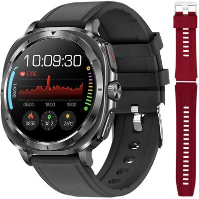 Zegarek Smartwatch Męski Hagen Hb50.14.334.535-Set Czarny Zegarek Smartwatch Męski Hagen Hb50.14.334.535-Set Czarny