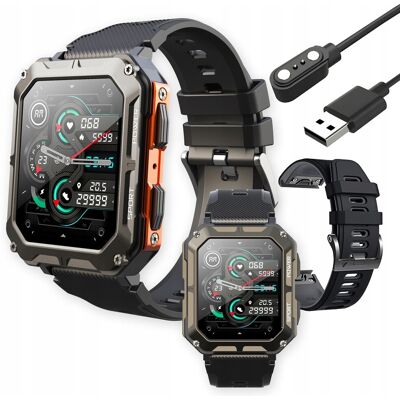 Lewer Zegarek Smartwatch Męski Pancerny Wodoodporny Rozmowy Menu Pl Sport Pro Lewer Zegarek Smartwatch Męski Pancerny Wodoodporny Rozmowy Menu Pl Sport Pro