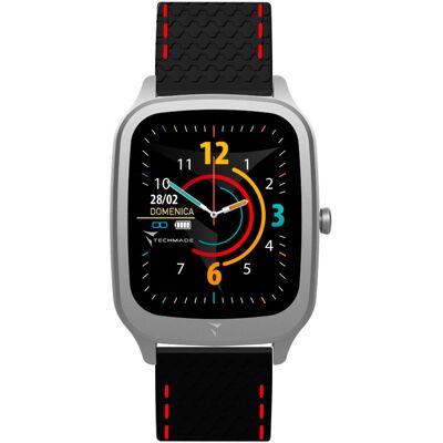 Zegarek Smartwatch Męski Techmade TM-VISIONS-BKSR czarny Zegarek Smartwatch Męski Techmade TM-VISIONS-BKSR czarny