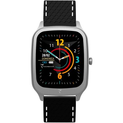 Zegarek Smartwatch Męski Techmade TM-VISIONS-BKSW czarny Zegarek Smartwatch Męski Techmade TM-VISIONS-BKSW czarny
