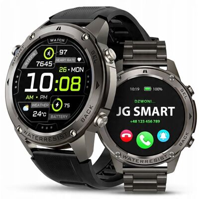 JG Smart Zegarek Smartwatch Męski Wodoodporny Rozmowy Menu Pl Sport Gps Smart Watch JG Smart Zegarek Smartwatch Męski Wodoodporny Rozmowy Menu Pl Sport Gps Smart Watch