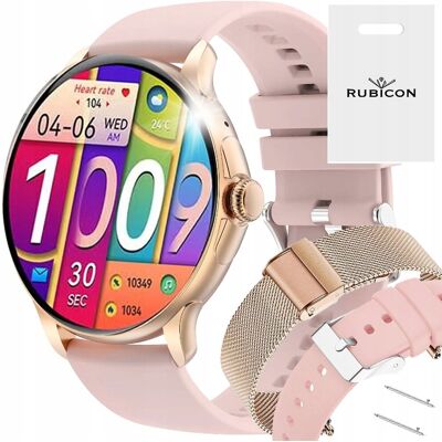 ZEGAREK SMARTWATCH Rubicon Rozmowy Telefoniczne PL menu Pro Watch ZEGAREK SMARTWATCH Rubicon Rozmowy Telefoniczne PL menu Pro Watch