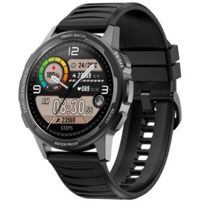 Zegarek Sportowy Smartwatch Senbono X28 Czarny Full Hd 360X360, Pomiar Spo2, Metalowa Koperta Zegarek Sportowy Smartwatch Senbono X28 Czarny Full Hd 360X360, Pomiar Spo2, Metalowa Koperta