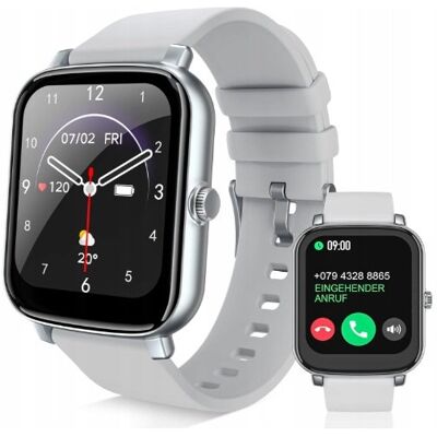 Inny producent Zero-G Roadster Smartwatch Męski - Monitor Fitness w Srebrnym Kolorze Inny producent Zero-G Roadster Smartwatch Męski - Monitor Fitness w Srebrnym Kolorze