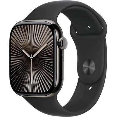 Inny producent Apple Watch Series 10 (2024) Gps + Cellular 42 Mm Koperta Tytanowa Slate + Pasek Black Sport Band S/m Inny producent Apple Watch Series 10 (2024) Gps + Cellular 42 Mm Koperta Tytanowa Slate + Pasek Black Sport Band S/m