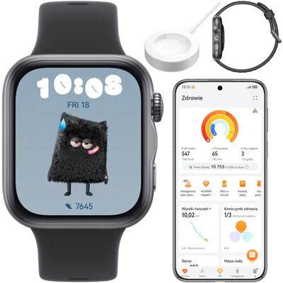 Smartwatch Huawei Watch Fit 5 Sportowy Czarny Analiza Snu Amoled Nfc Smartwatch Huawei Watch Fit 5 Sportowy Czarny Analiza Snu Amoled Nfc
